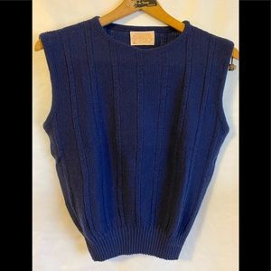 Blue vintage Pendleton vest